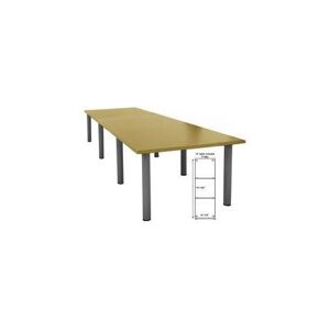 12' x 4' Post Leg Conference Table