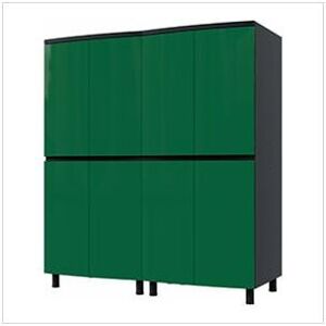 Contur Cabinet 5' Premium Racing Green Garage Cabinet System