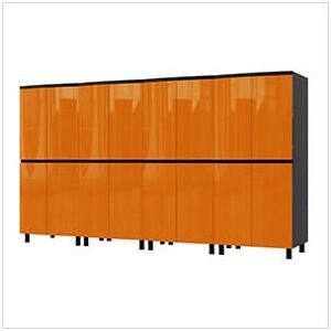 Contur Cabinet 10' Premium Traffic Orange Garage Cabinet System