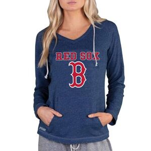 MLB Mainstream Women's Long Sleeve Hooded Top (Size XL) Boston Red Sox, Cotton,Polyester,Rayon