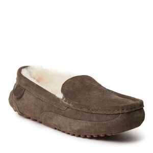 Fireside By Dearfoams Melbourne Genuine Shearling Moc - Mens 14 Brown Slipper Medium