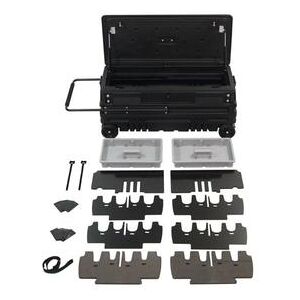 Du-Ha Squad Box w/ Manual Latch - Interior / Exterior Portable and Lockable Storage for Pickup Trucks / Jeeps / Various SUV's Black 70601