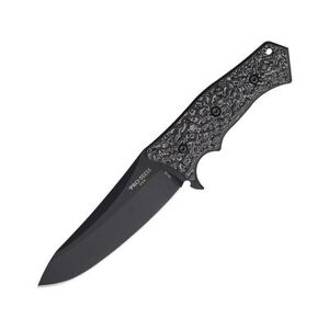 Nieto Pro Tech Spindrift Fixed Blade KnifePlain Edge Blade Black And Grey G-10 Handle PTKSD4