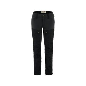 Fjallraven Keb Trekking Trousers - Womens Short Inseam Black 36/Short F86706-550-36/S
