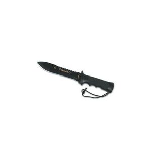 Aitor Commando Gold Fixed Blade Knife6.9in Steel Blade Black Handle 16121