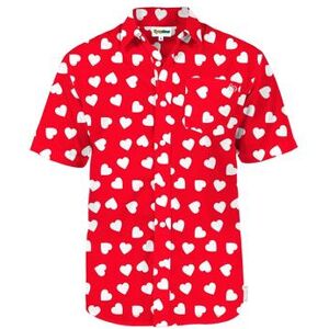 Tipsy Elves Men's Heartbeat Button Down Shirt