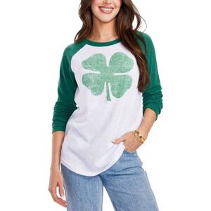 Tipsy Elves Women's Lucky Clover Long Sleeve Shirt