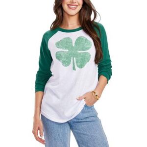 Tipsy Elves Women's Lucky Clover Long Sleeve Shirt