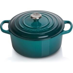 Le Creuset Signature Round Dutch Oven Deep Teal "24 cm