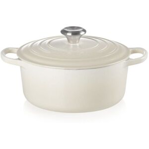 Le Creuset Signature Round Dutch Oven Meringue "26 cm