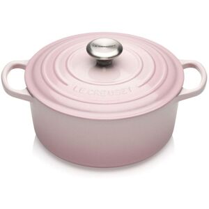 Le Creuset Signature Round Dutch Oven Shell Pink "24 cm