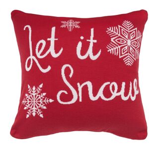 C&F Home Let it Snow In Red Pillow 20 x 20
