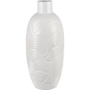 Elk Home Flynn Gloss White Earthenware 7 Inch Wide Vase Medium (8