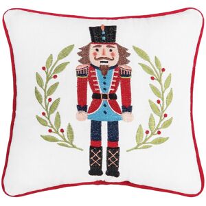 C&F Home Nutcracker Wreath Embroidered Throw Pillow 10 x 10