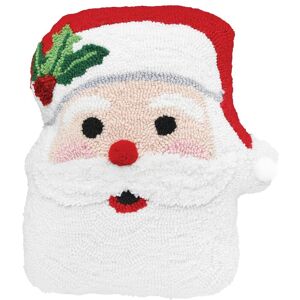 C&F Home St. Nick Shaped Hooked Throw Pillow 16 x 16