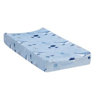 Lambs & Ivy Bubbles and Squirt Underwater Whale/Fish Soft Changing Pad Cover 16.0 In. W X 6.0 In. H X 16.0 In. D