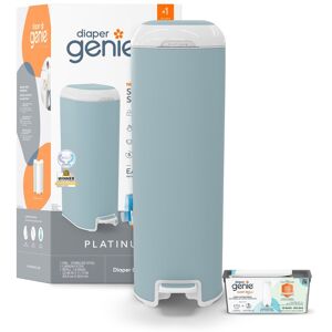 Diaper Genie Platinum Pail with Easy Roll Refill (18 Bags) 9.01 In. L X 12.85 In. W X 27.0 In. H