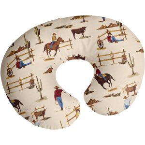 Sweet Jojo Designs Wild West Cowboy Nursing Breastfeeding Pillow Cover Case (Pillow Not Included) - Red Blue Tan Western Southern Country Horse 25.25 In. L X 17.25 In. W X 4.0 In. H
