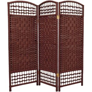 Handmade Fiber Weave 4-foot Room Divider (China) 0.75 x 48.00 x 47.25