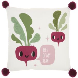 Mina Victory Plush lines Beet Of My Heart 16 16