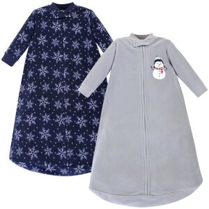 Hudson Baby Infant Long-Sleeve Fleece Sleeping Bag, Navy Snowman, 0-9 Months - Navy Snowman - 0-9 Months 0-9 Months
