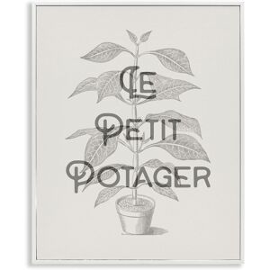 Stupell Vintage French Plant Phrase Framed Giclee Art Design By Lil' Rue 24 x 30