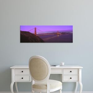 Easy Art Prints Panoramic Images's 'USA, California, San Francisco, Golden Gate Bridge' Premium Canvas Art 8 x 24