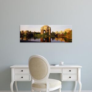 Easy Art Prints Panoramic Image 'Buildings at waterfront, Palace of Fine Arts, San Francisco, California' Canvas Art 8 x 24