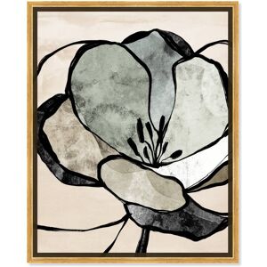 Gem Petals Canvas Muted Plants Flowers Abstract Wall Art by Art Remedy 30