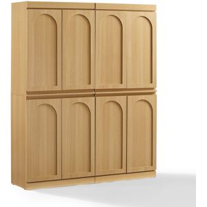 Crosley Furniture Crosley Marco 2-Piece Kitchen Pantry Storage Cabinet Set- 2 Pantries 56.0 In. W X 67.75 In. H X 15.0 In. D