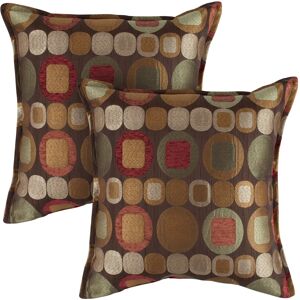Pacific Coast Sherry Kline 18-inch Metro Spice Pillows (Set of 2) 18 x 18