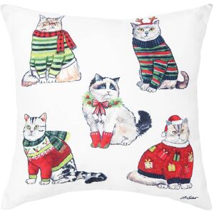 C&F Home Cat Christmas Indoor and Outdoor Throw Pillow 18 x 18