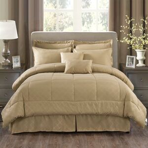 Unbranded 10-piece Solid Color Microfiber Comforter and Sheets Set Twin