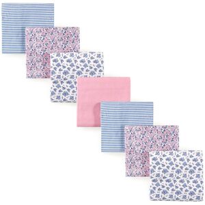 Hudson Baby Infant Girl Cotton Flannel Receiving Blankets Bundle Set, Classic Floral, One Size - Classic Floral - One Size One Size