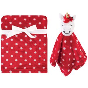 Hudson Baby Infant Plush Blanket with Security Blanket, Christmas Unicorn, One Size - Christmas Unicorn - One Size One Size