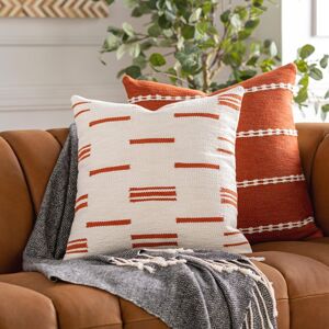 Rhian Broken Stripe Cotton Throw Pillow 20