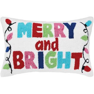 C&F Home Merry And Bright Hooked Throw Pillow Specialty