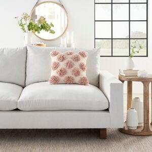 Mina Victory Life Styles Modern Pom Pom Throw Pillow , ( 18 18