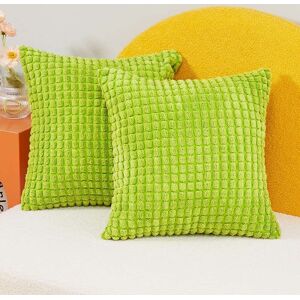 Deconovo Corduroy Throw Pillow Covers 2 PCS(Cover only) 16 x 16