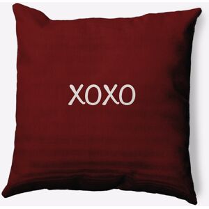 E by Design XOXO Valentines Decorative Throw Pillow 18