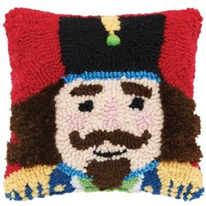C&F Home Nutcracker Hooked Throw Pillow Specialty
