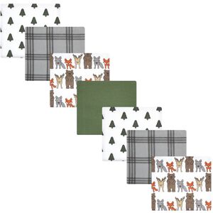 Hudson Baby Infant Boy Cotton Flannel Receiving Blankets Bundle, Wild Forest, One Size - Wild Forest - One Size One Size