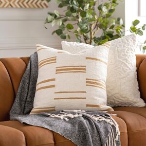 Rhian Broken Stripe Cotton Throw Pillow 22