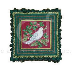C&F Home Doves Needlepoint Pillow 14 x 14