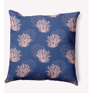 E by Design Coral Pattern Decorative Throw Pillow 18