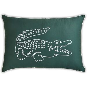 Lacoste Embroidered Big Croc Cotton Decorative Pillow Specialty