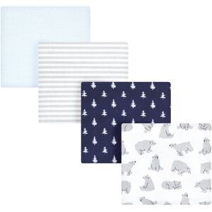Hudson Baby Infant Boy Cotton Flannel Receiving Blankets, Bear Poses, One Size - Bear Poses - One Size One Size