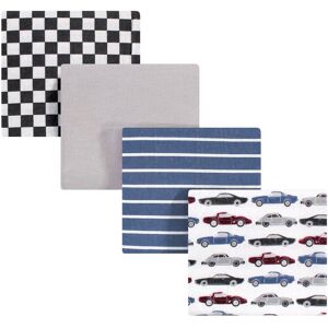 Hudson Baby Infant Boy Cotton Flannel Receiving Blankets, Vintage Cars, One Size - Vintage Cars - One Size One Size