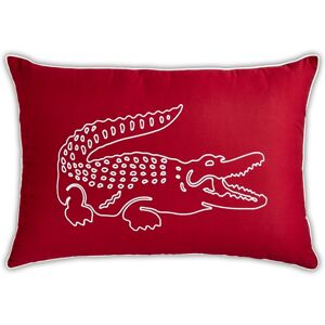 Lacoste Embroidered Big Croc Cotton Decorative Pillow Specialty