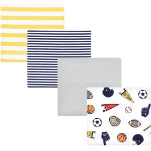 Hudson Baby Infant Boy Cotton Rich Flannel Receiving Blankets, Sports Fan, One Size - Sports Fan - One Size One Size